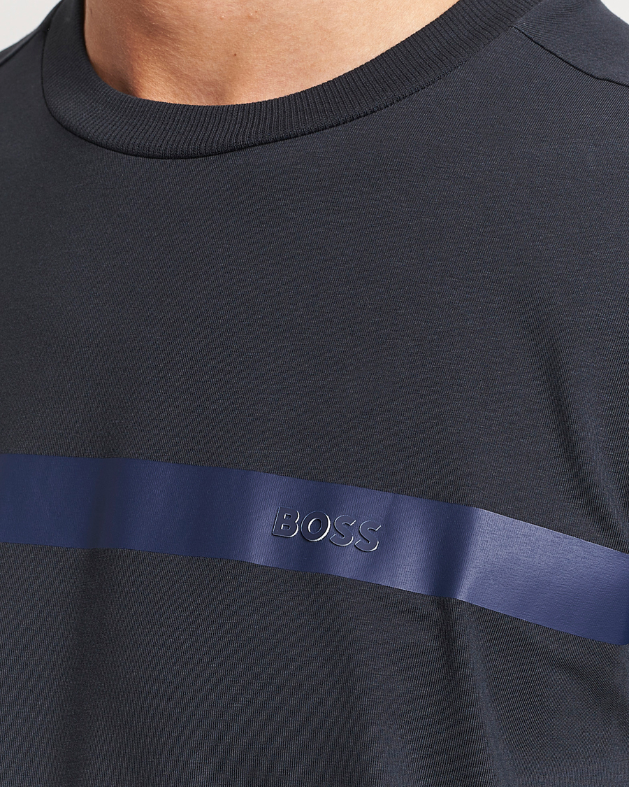 Herr | T-Shirts | BOSS GREEN | Logo Crew Neck T-Shirt Dark Blue