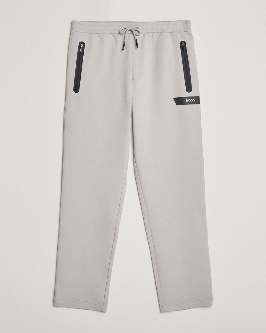 Herr | Byxor | BOSS GREEN | Hadim Sweatpants Open Grey