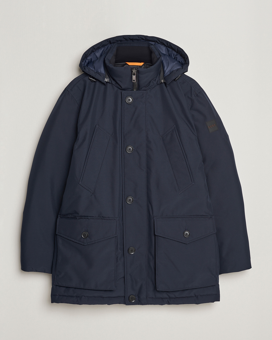Herr | Jackor | BOSS ORANGE | Osiass Parka Dark Blue