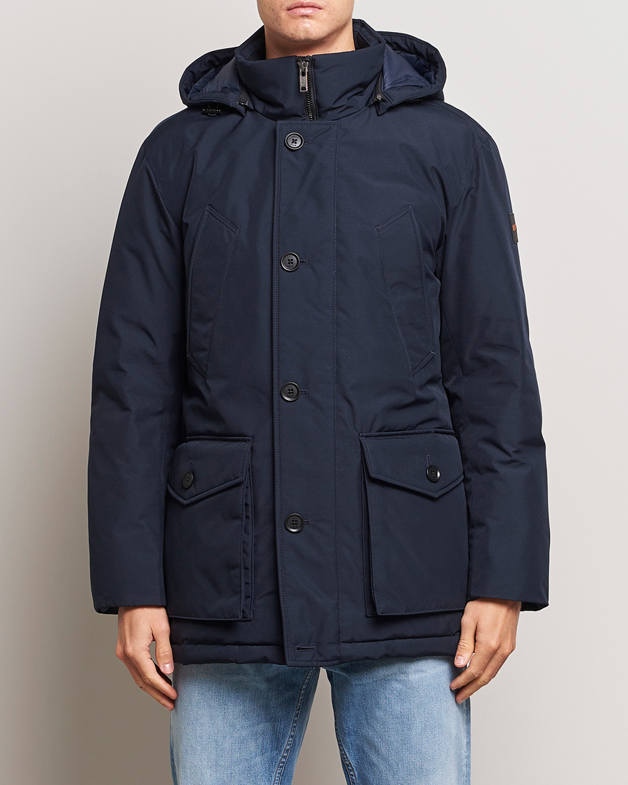 Herr | Jackor | BOSS ORANGE | Osiass Parka Dark Blue
