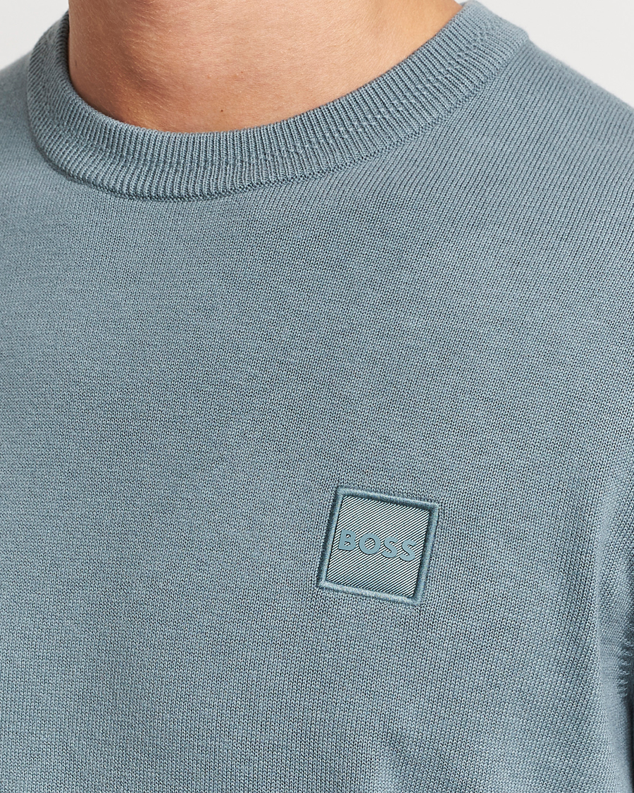 Herr | Tröjor | BOSS ORANGE | Kanovano Knitted Sweater Open Green