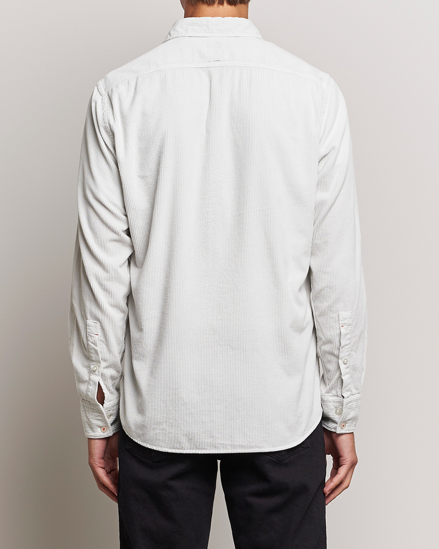Herr | Skjortor | BOSS ORANGE | Relegant Corduroy Shirt Light Grey