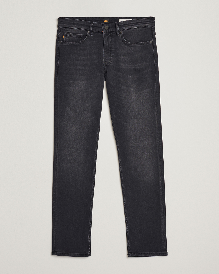 Herr | Jeans | BOSS ORANGE | Delaware Stretch Jeans Washed Black