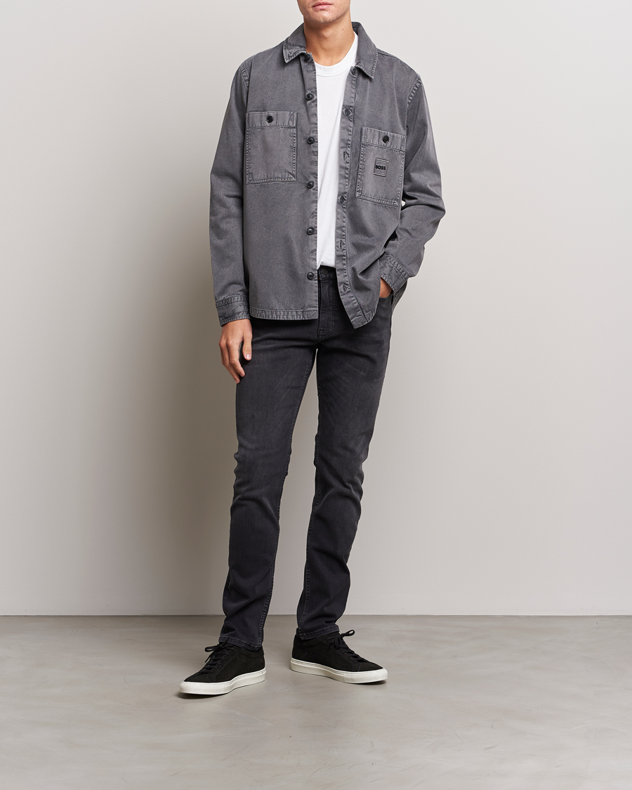 Herr | Jeans | BOSS ORANGE | Delaware Stretch Jeans Washed Black