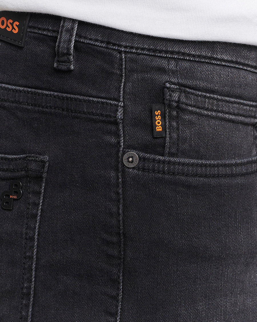 Herr | Jeans | BOSS ORANGE | Delaware Stretch Jeans Washed Black