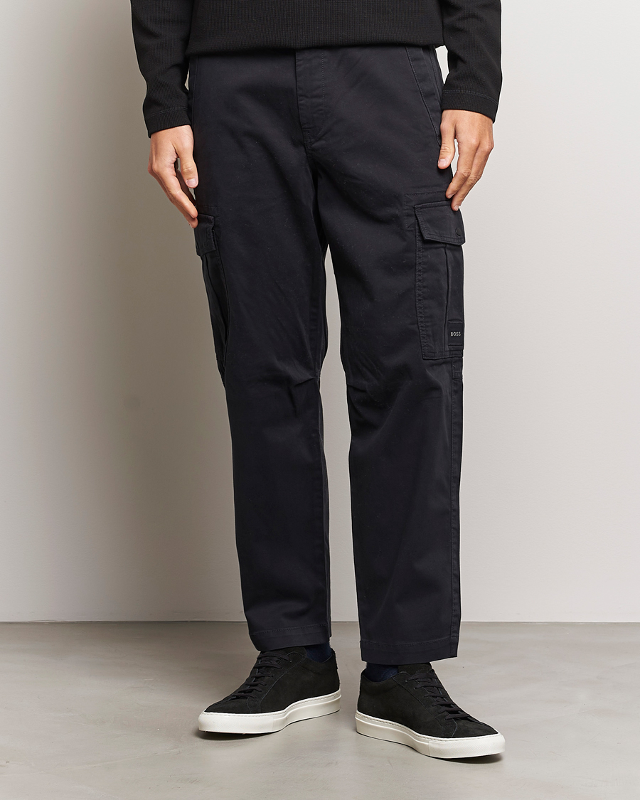 Herr | Cargobyxor | BOSS ORANGE | Sisla Cargo Pants Black