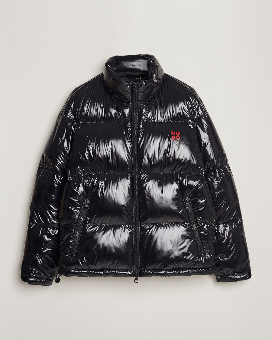 Herr | Jackor | HUGO | Biron Glossy Down Jacket Black