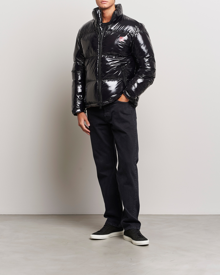 Herr | Jackor | HUGO | Biron Glossy Down Jacket Black