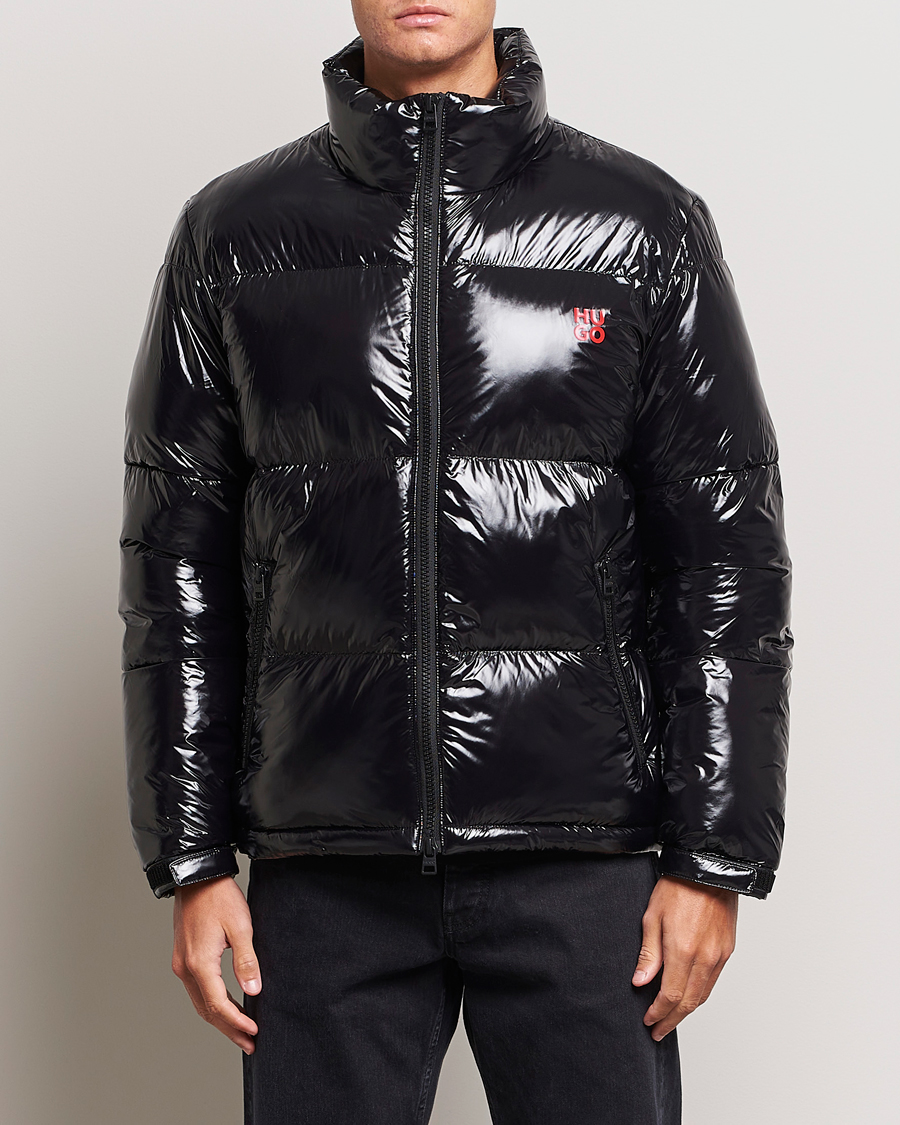 Herr |  | HUGO | Biron Glossy Down Jacket Black