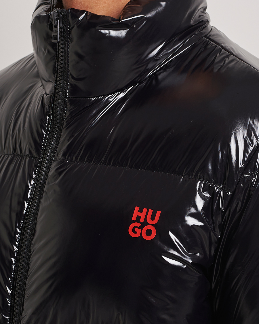 Herr | Jackor | HUGO | Biron Glossy Down Jacket Black