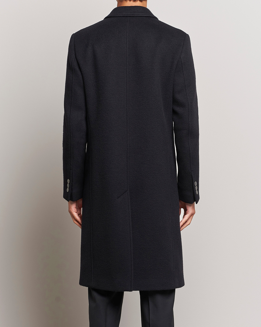 Herr | Jackor | HUGO | Miroy Wool Double Breasted Coat Black