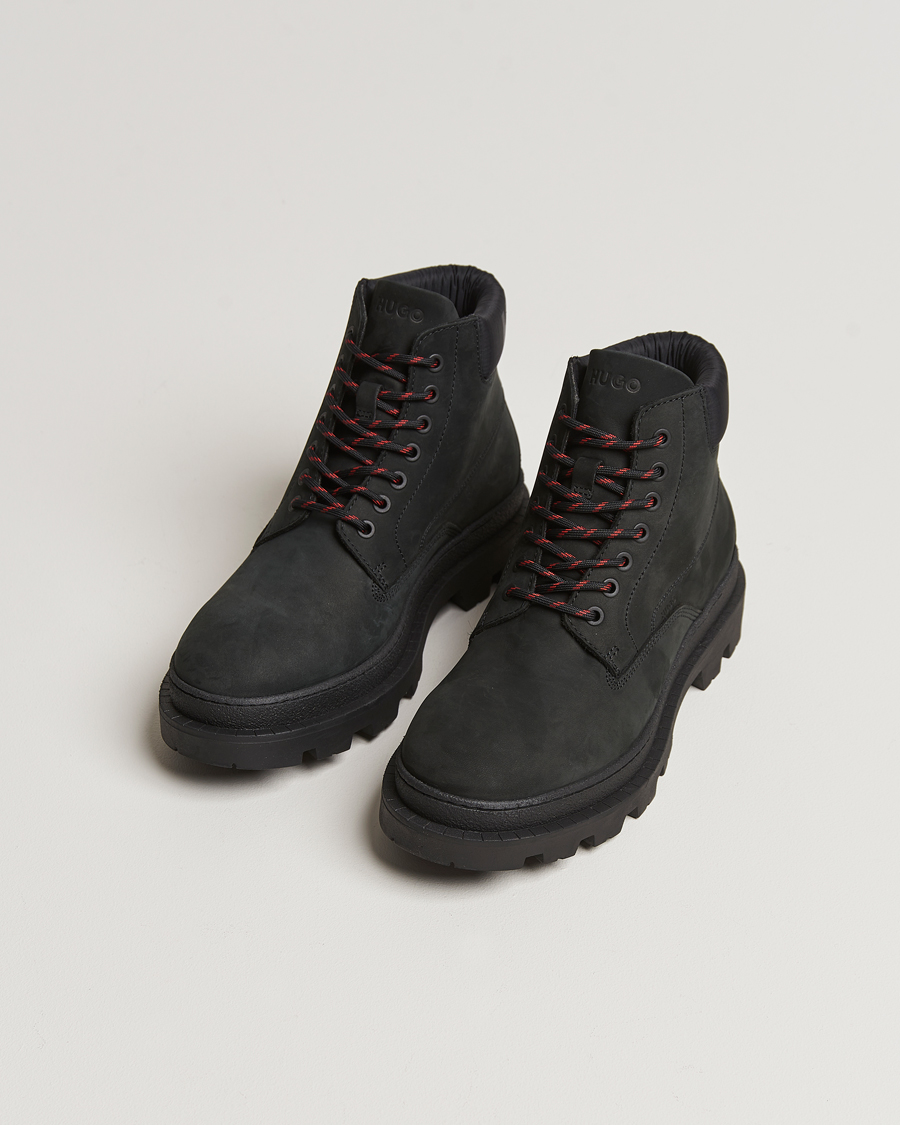 Herr | Svarta kängor | HUGO | Graham Leather Boot Black