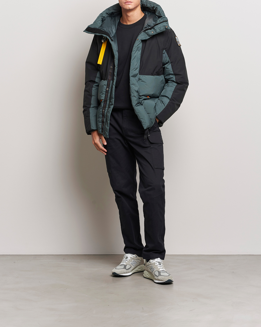 Herr | Jackor | Parajumpers | Ronin Foul Weather Down Parka Black/Green Gables