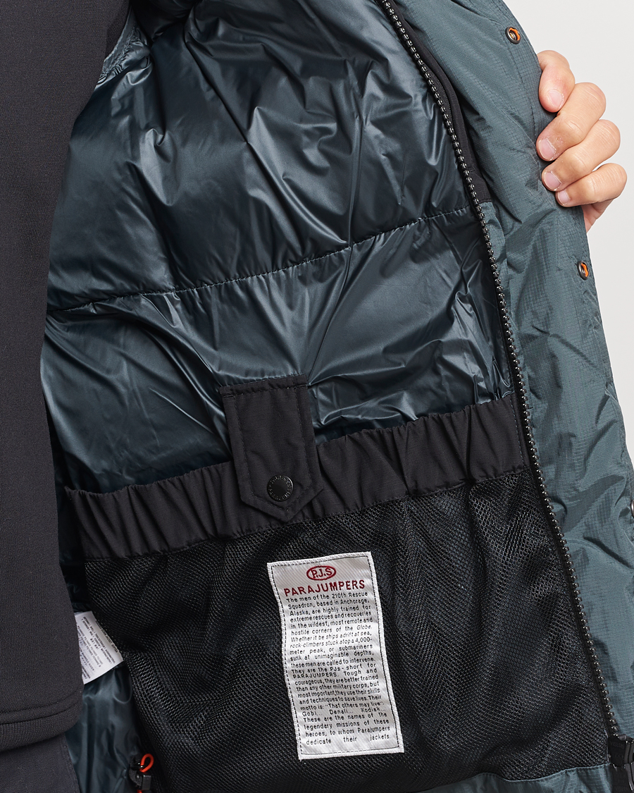 Herr | Jackor | Parajumpers | Ronin Foul Weather Down Parka Black/Green Gables