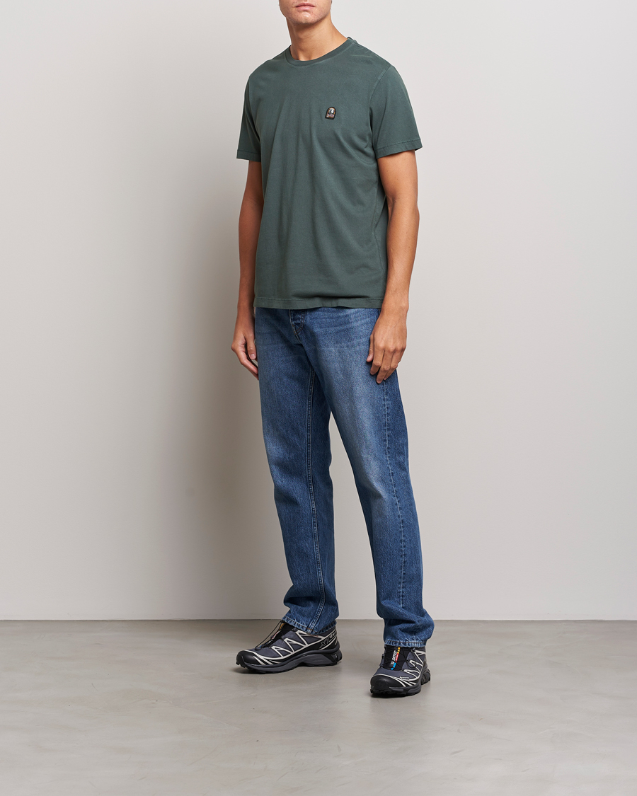 Herr | T-Shirts | Parajumpers | Patch Crew Neck T-Shirt Green Gables