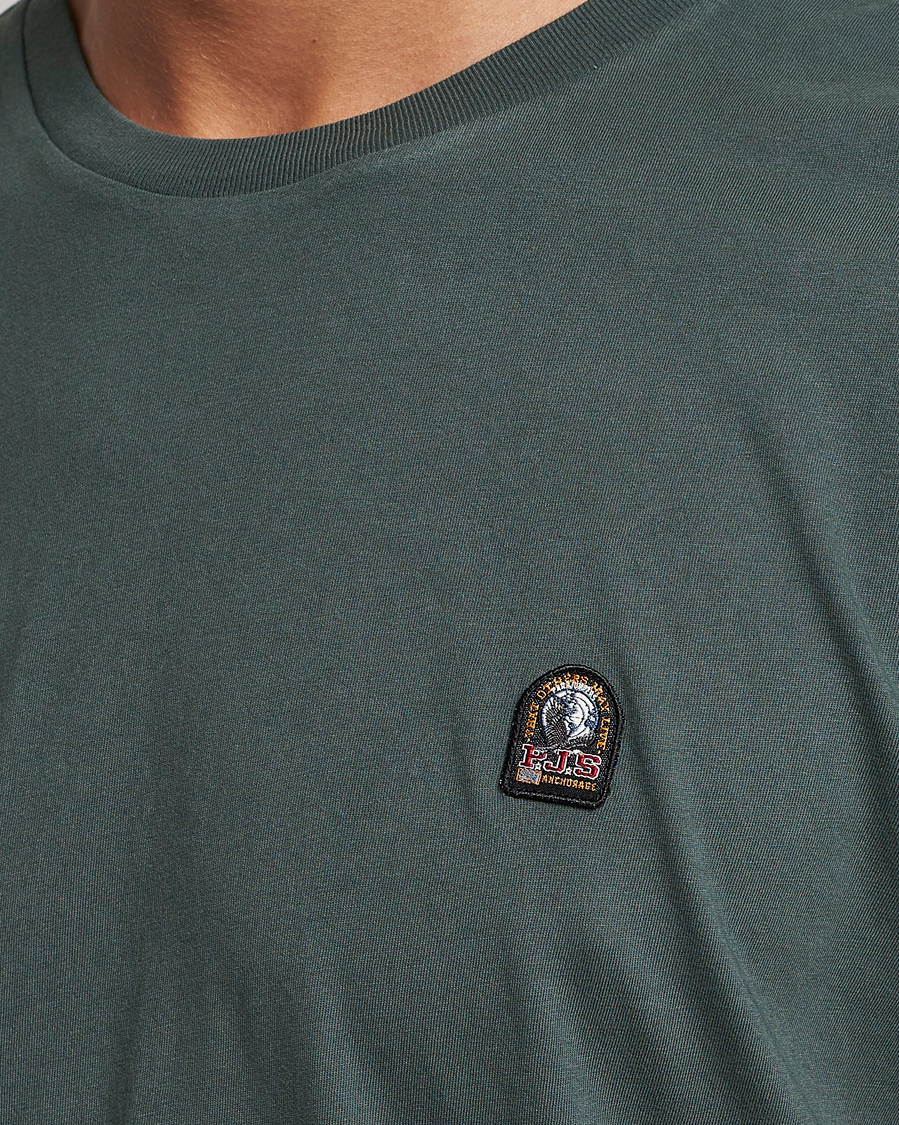 Herr | T-Shirts | Parajumpers | Patch Crew Neck T-Shirt Green Gables