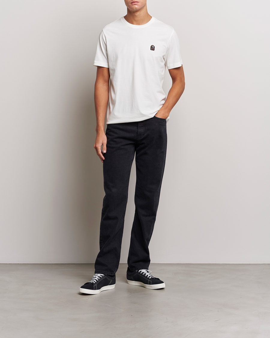 Herr | T-Shirts | Parajumpers | Patch Crew Neck T-Shirt Off White