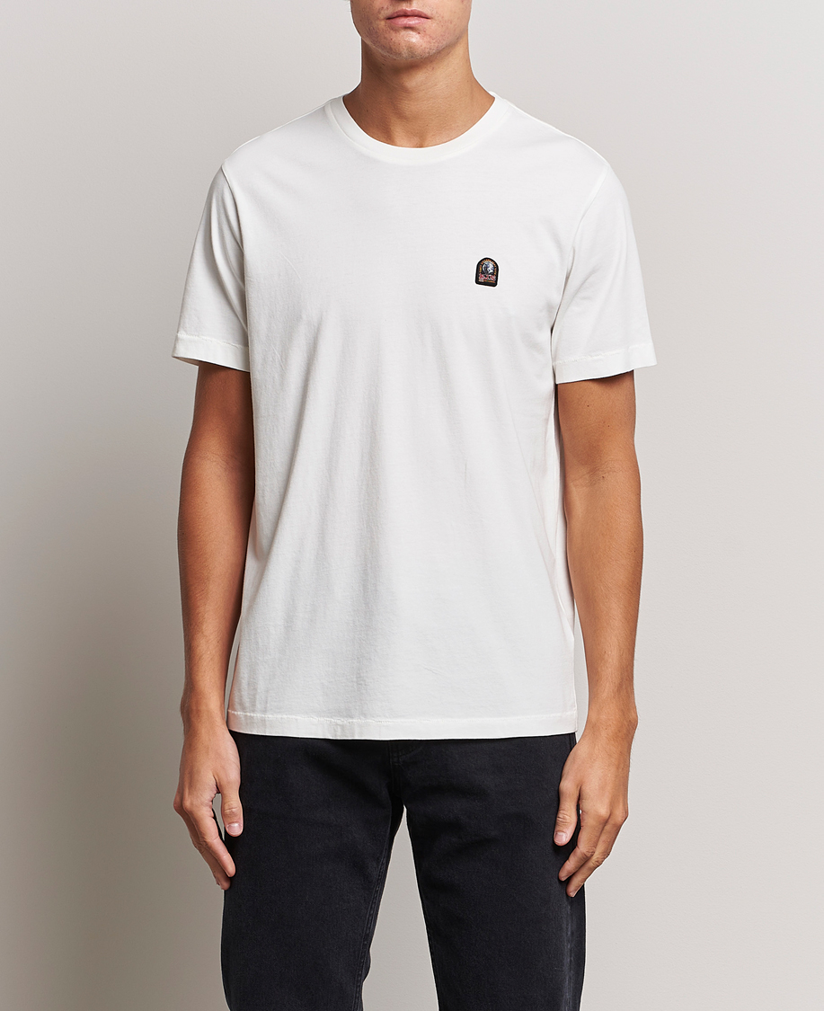 Herr | Parajumpers | Parajumpers | Patch Crew Neck T-Shirt Off White