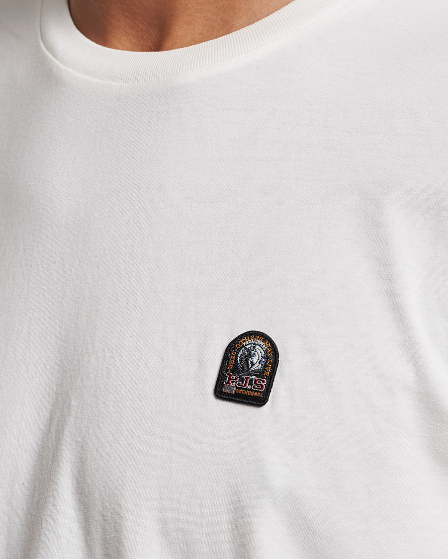 Herr | T-Shirts | Parajumpers | Patch Crew Neck T-Shirt Off White