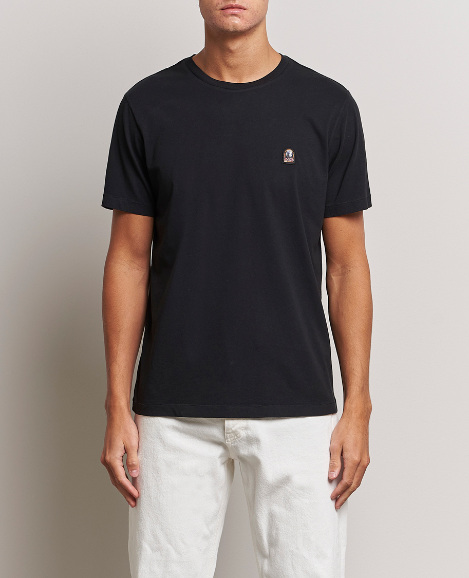 Herr |  | Parajumpers | Patch Crew Neck T-Shirt Black