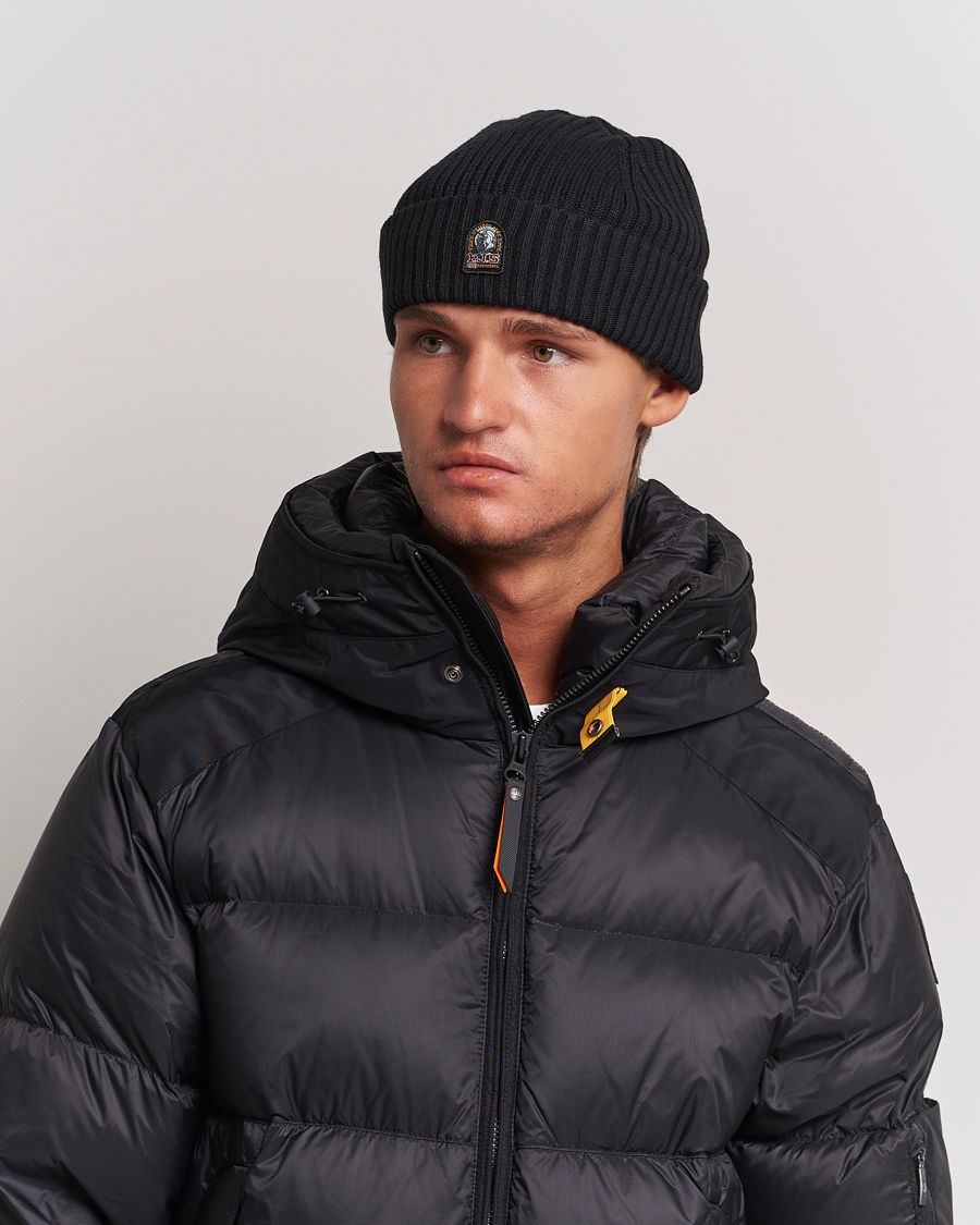 Herr | Parajumpers | Parajumpers | Ribbed Hat Black