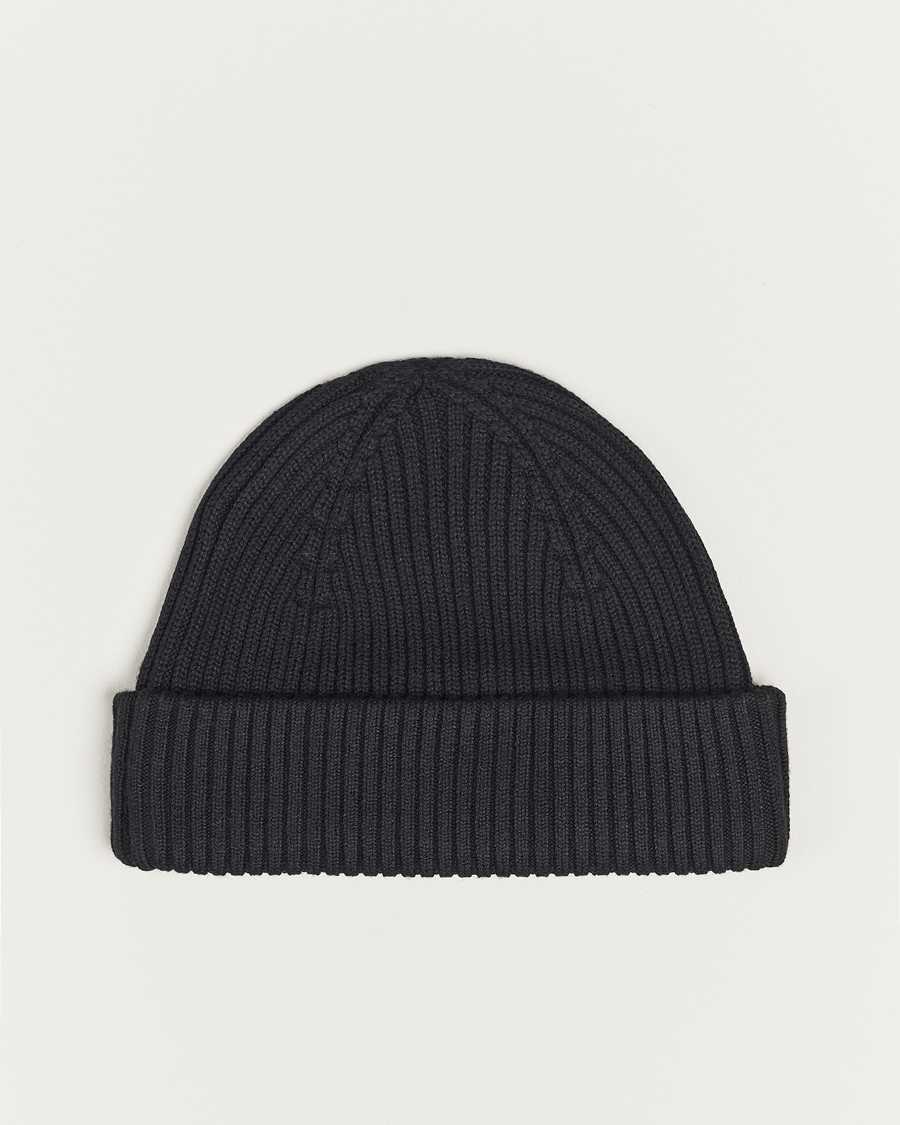 Herr | Parajumpers Ribbed Hat Black | Parajumpers | Ribbed Hat Black