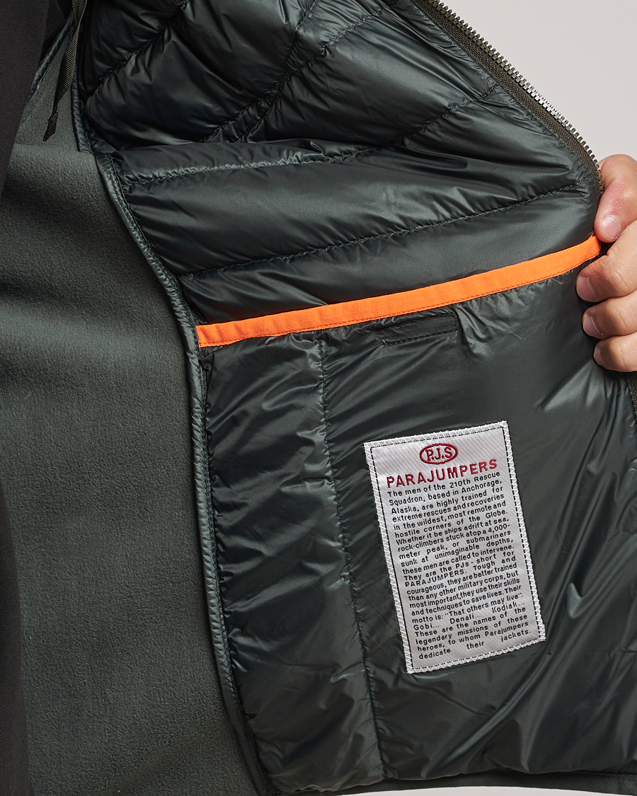 Herr | Jackor | Parajumpers | Nolan Hybrid Hooded Jacket Green Gables