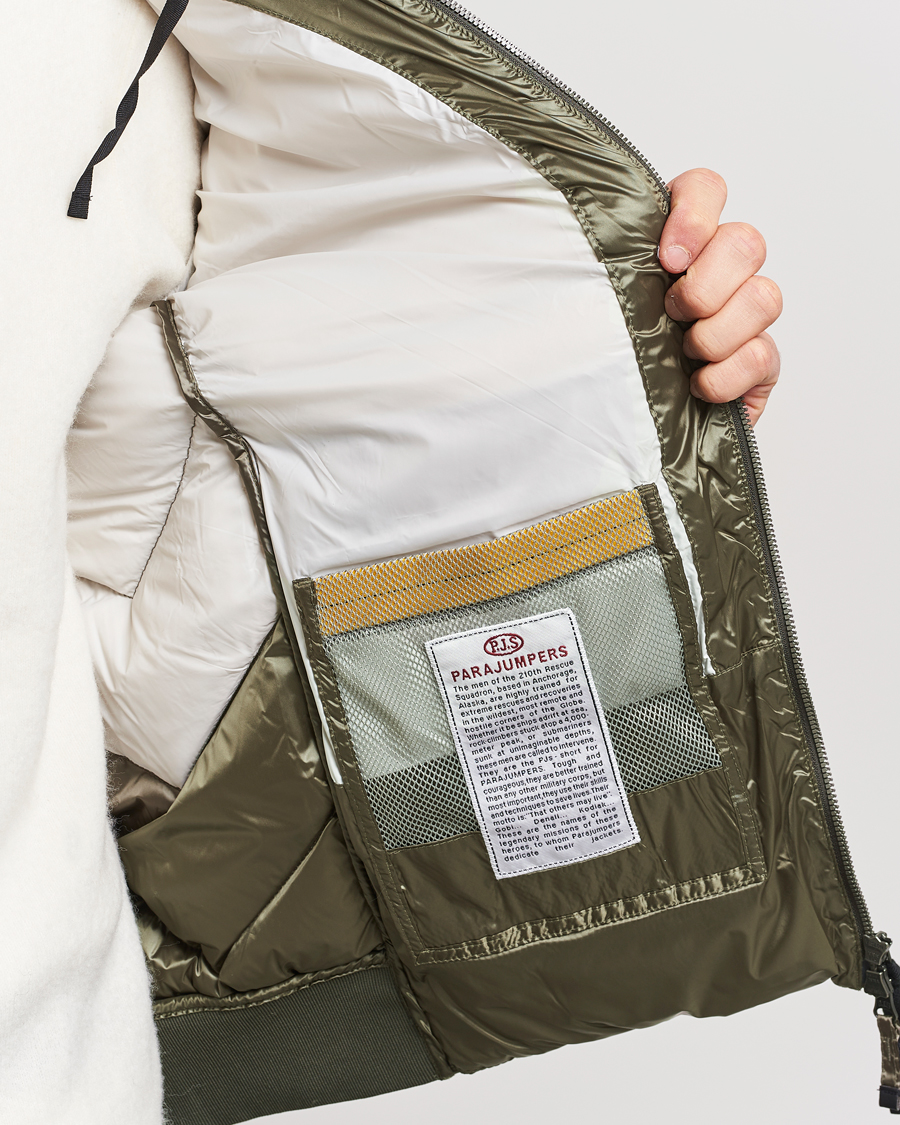 Herr | Jackor | Parajumpers | Pharrell Sheen High Gloss Jacket Toubre Green