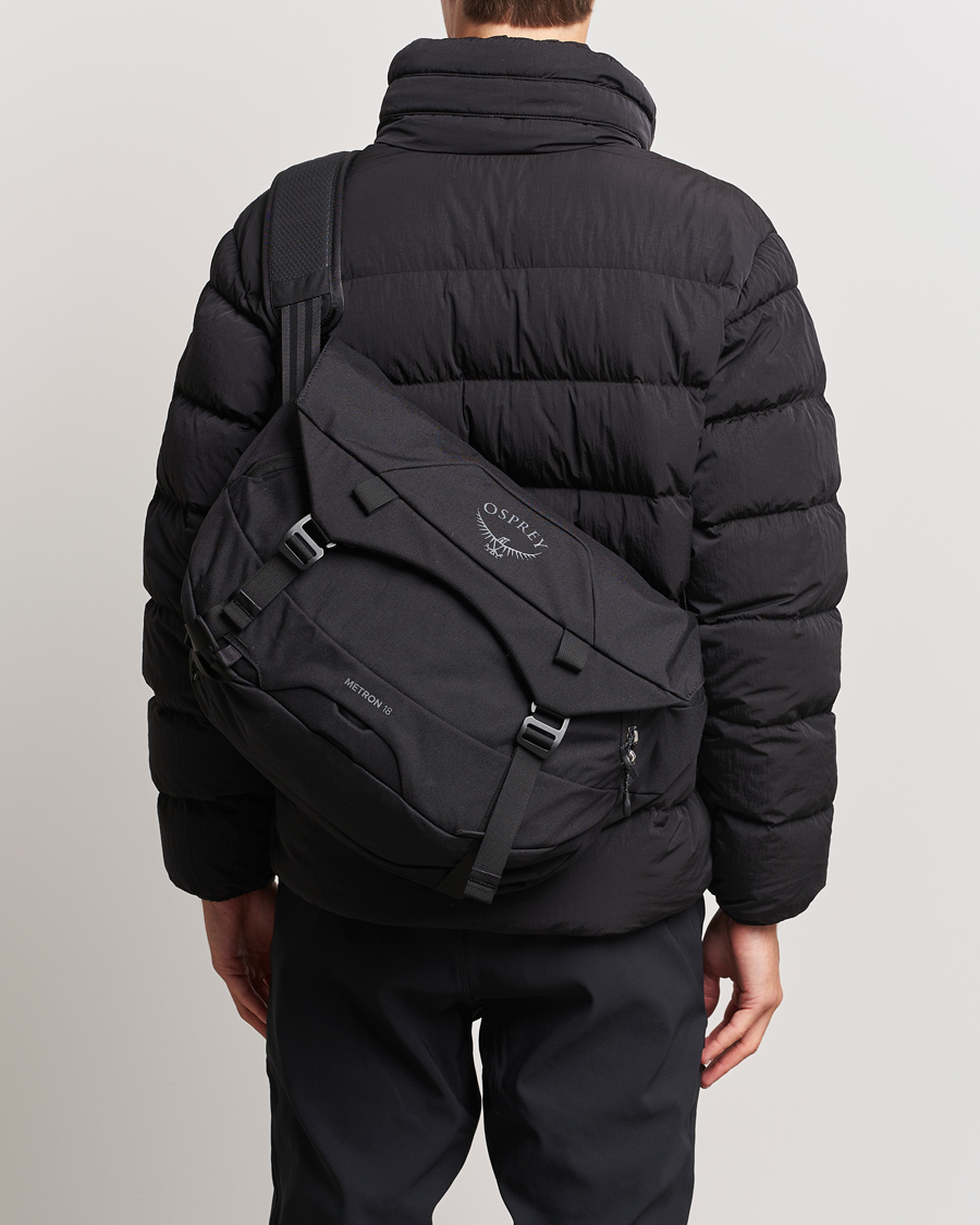 Herr | Osprey Metron 18 Messenger Bag Black | Osprey | Metron 18 Messenger Bag Black