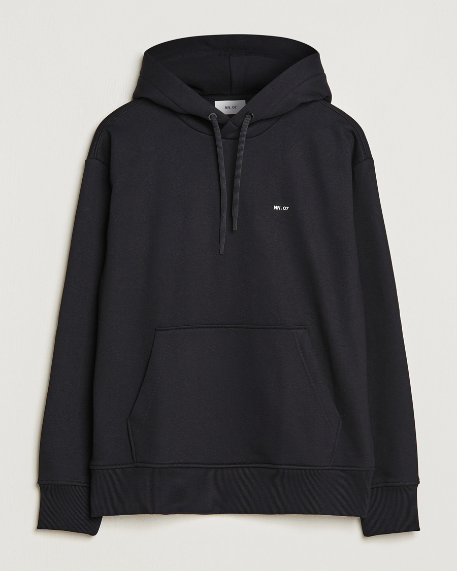 Herr | Tröjor | NN07 | Briggs Logo Hoodie Black