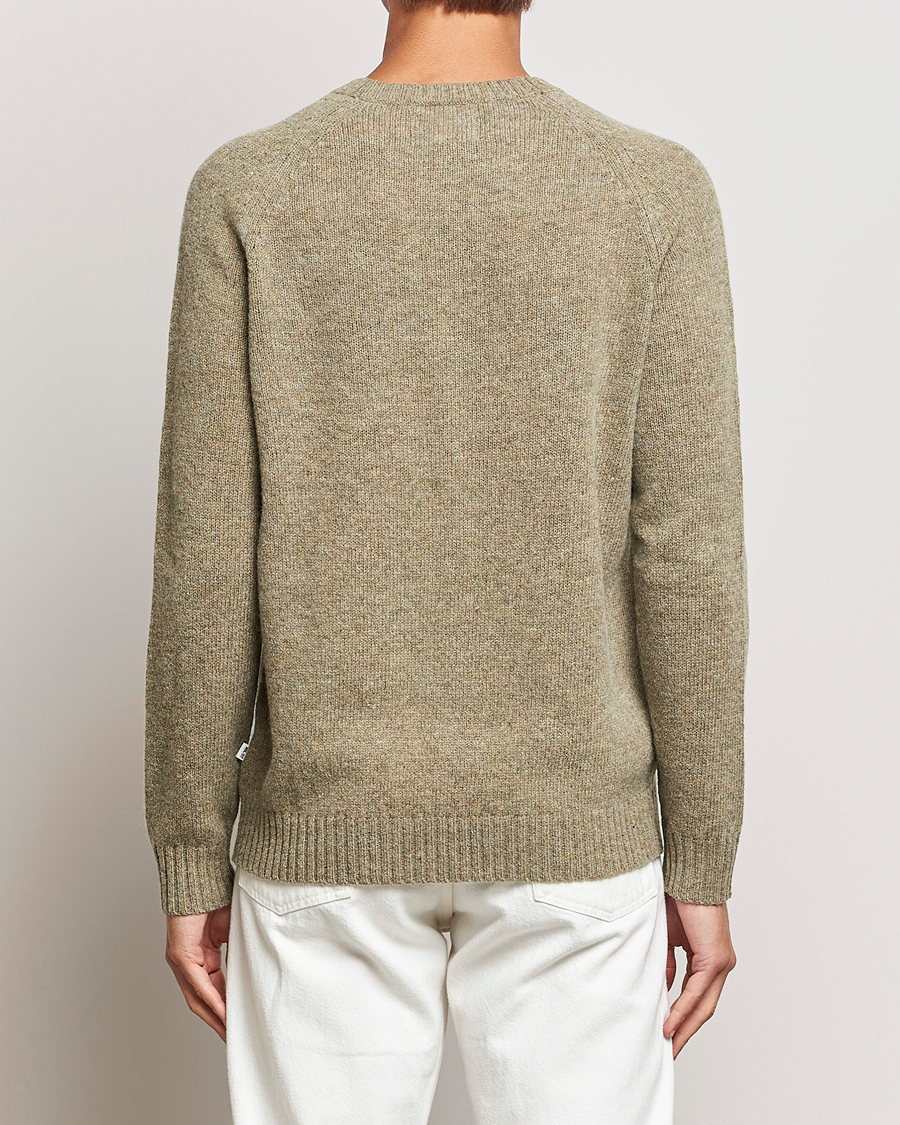 Herr | Tröjor | NN07 | Nathan Brushed Crew Neck Elmwood