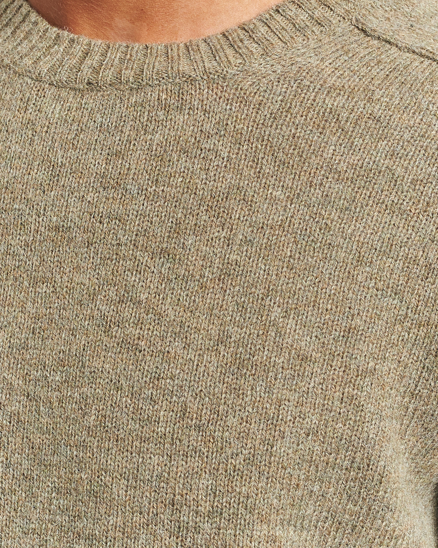Herr | Tröjor | NN07 | Nathan Brushed Crew Neck Elmwood