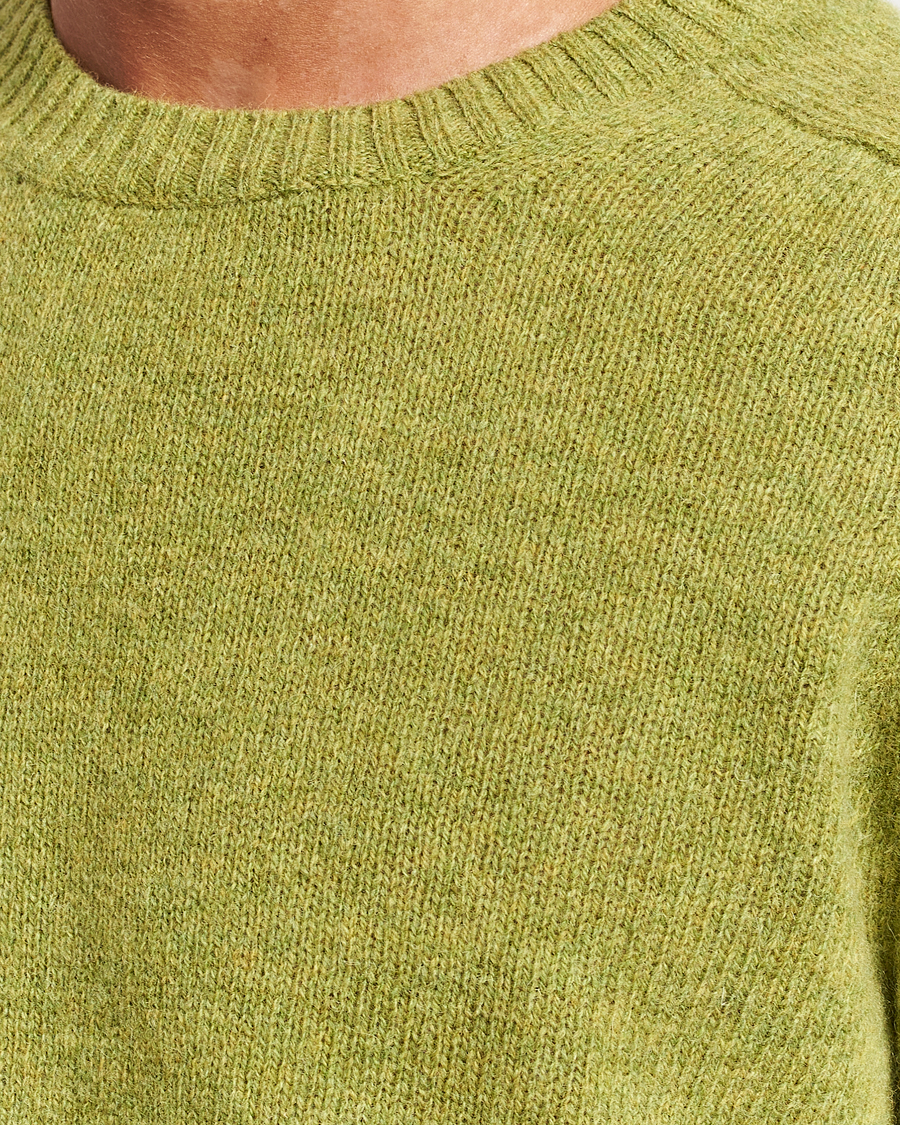 Herr | Tröjor | NN07 | Nathan Brushed Crew Neck Daiquiri Green