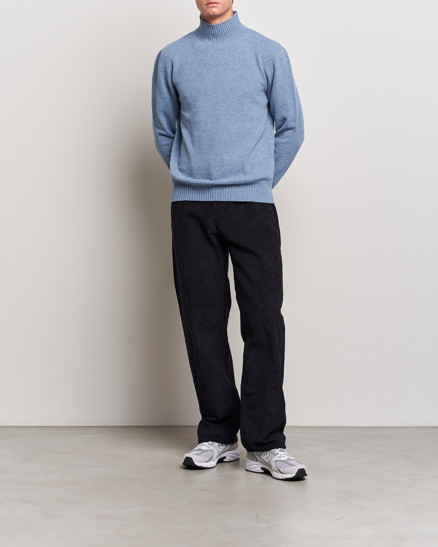 Herr | Tröjor | NN07 | Clark Brushed Polo Dust Blue