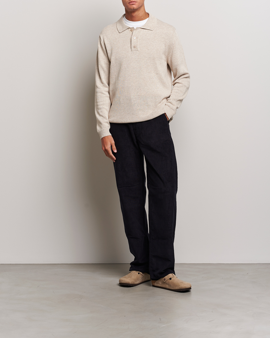 Herr | Tröjor | NN07 | Vito Knitted Polo Off White
