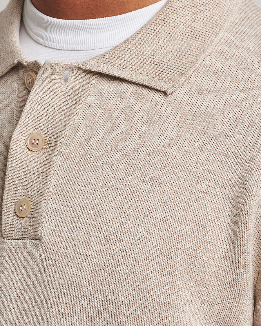 Herr | Tröjor | NN07 | Vito Knitted Polo Off White