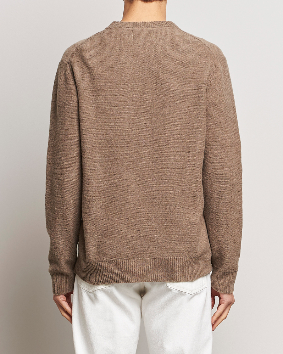 Herr | Tröjor | NN07 | Nigel Lambswool Crew Neck Pullover Shitake