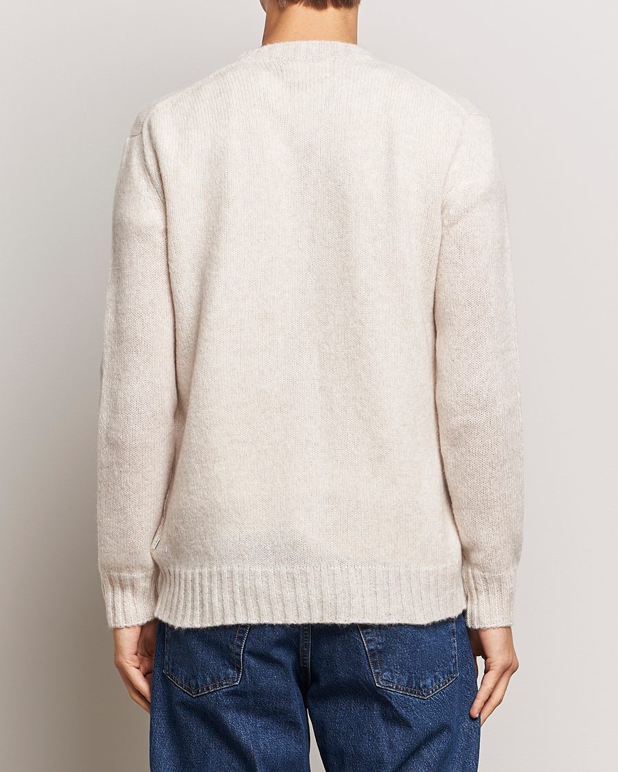 Herr | Tröjor | NN07 | Lee Brushed Wool Crew Neck Oat