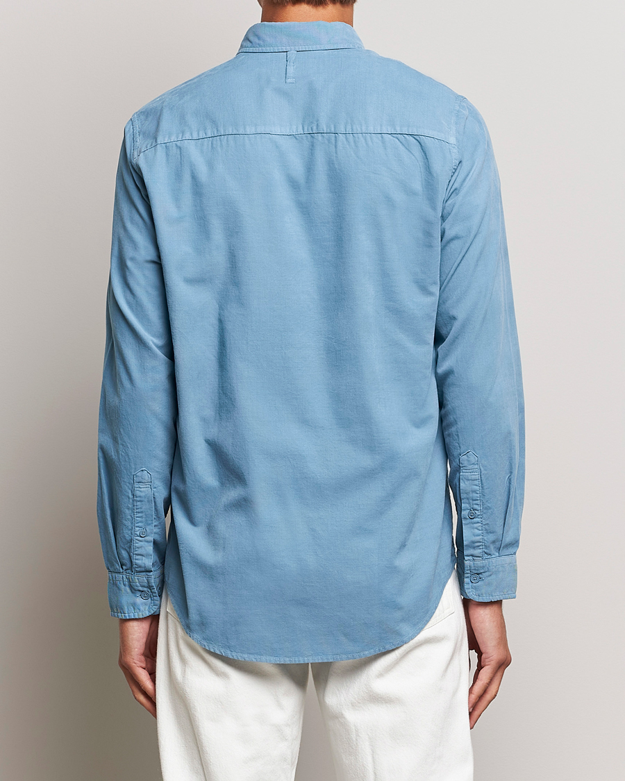 Herr | Skjortor | NN07 | Arne Baby Cord Shirt Dust Blue
