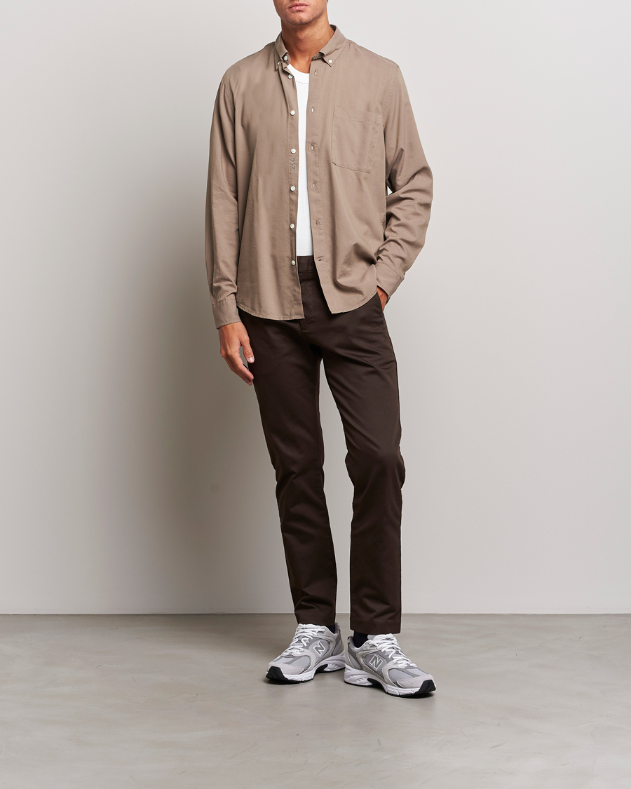 Herr | Skjortor | NN07 | Arne Tencel Shirt Shitake