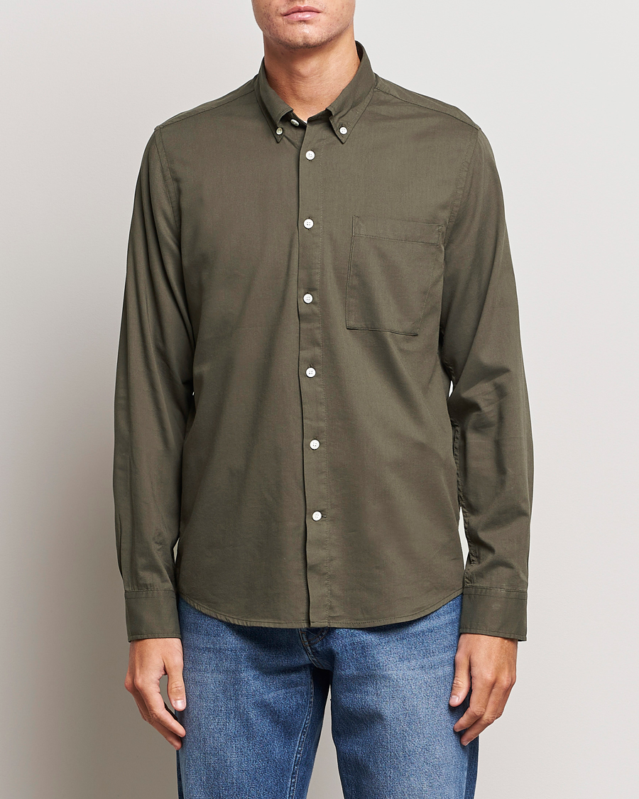 Herr |  | NN07 | Arne Tencel Shirt Dark Green