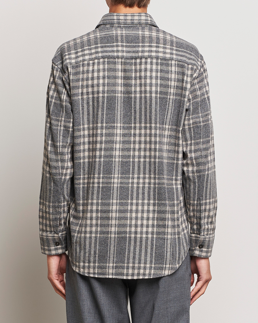 Herr | Skjortor | NN07 | Freddie Checked Overshirt Grey/Cream