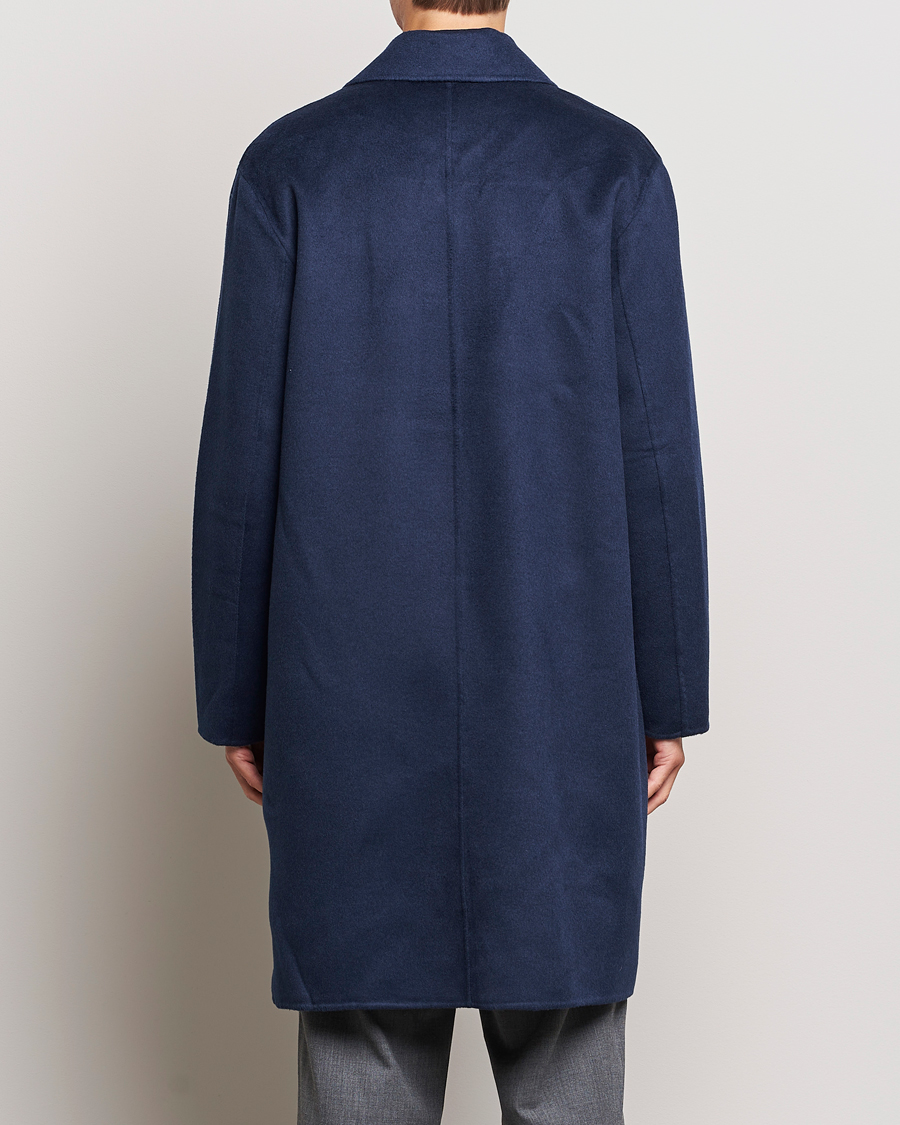Herr | Jackor | NN07 | Franco Wool Coat Navy Blue