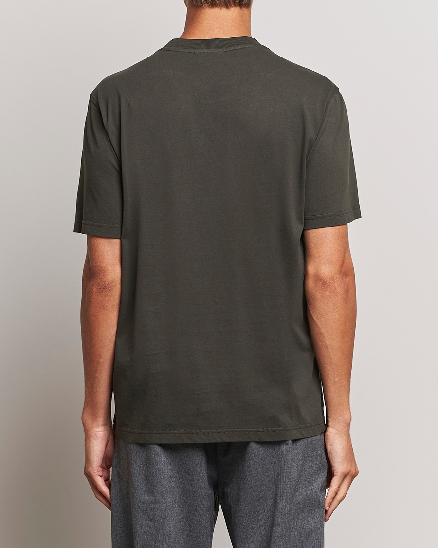Herr | T-Shirts | NN07 | Adam Crew Neck T-Shirt Dark Army
