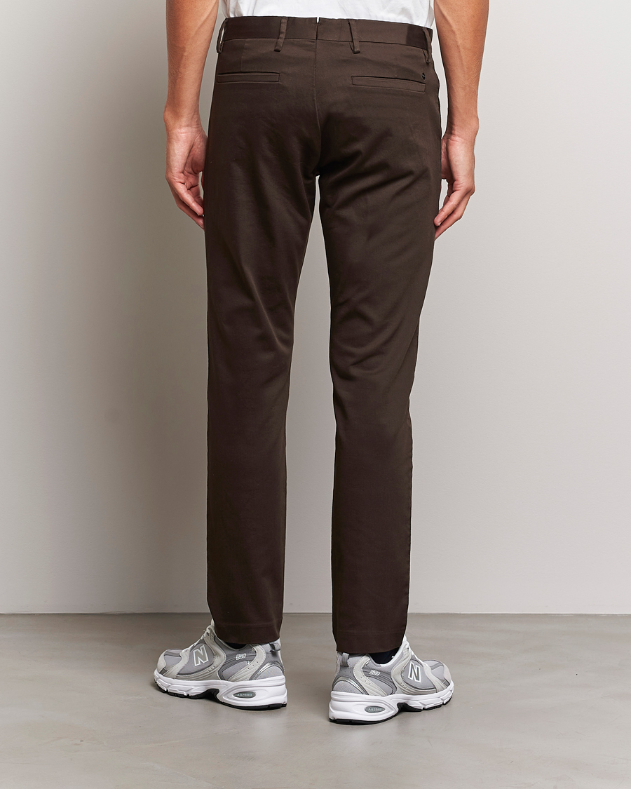 Herr | Byxor | NN07 | Theo Regular Fit Chinos Demitasse Brown