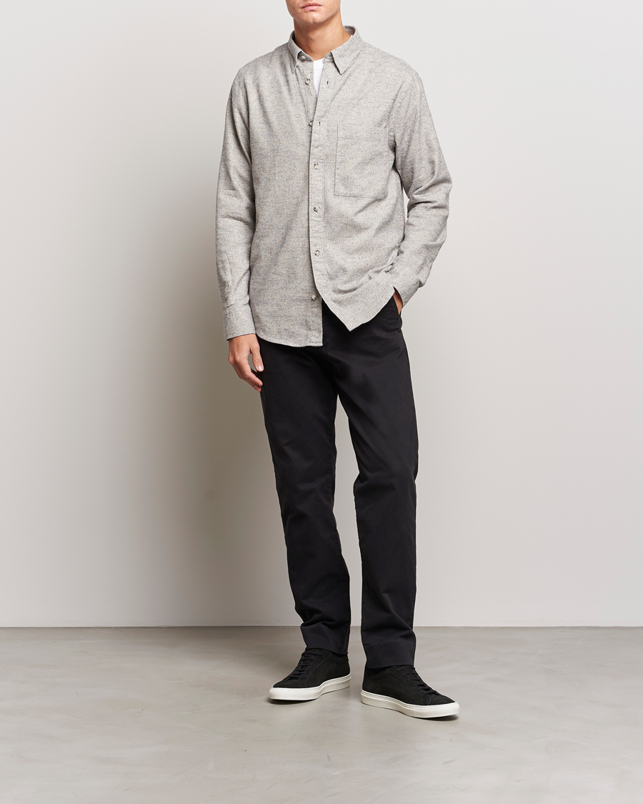 Herr | Byxor | NN07 | Wilhelm Regular Fit Stretch Chinos Black
