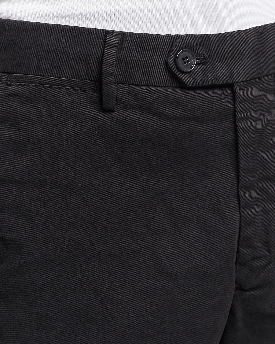 Herr | Byxor | NN07 | Wilhelm Regular Fit Stretch Chinos Black