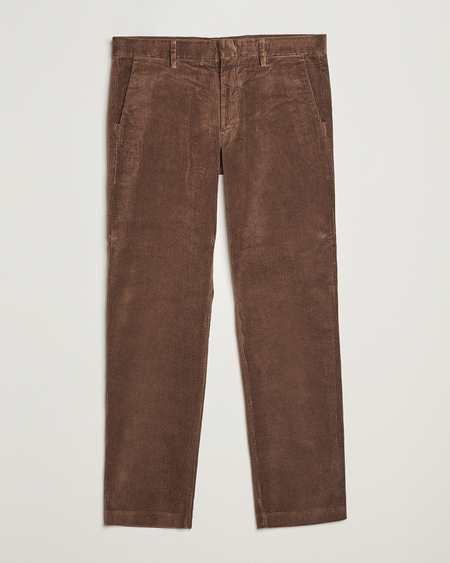 Herr | Byxor | NN07 | Theo Regular Fit Corduroy Chinos Shitake