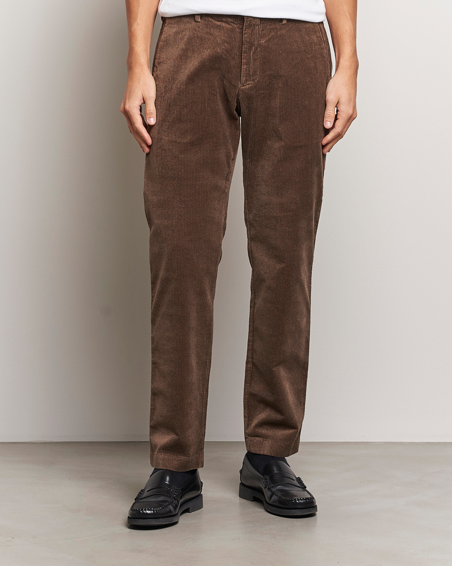 Herr | Byxor | NN07 | Theo Regular Fit Corduroy Chinos Shitake