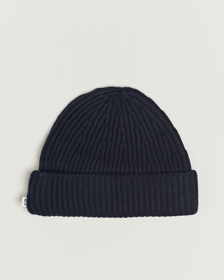 Herr | NN07 Ribbed Hat Navy Blue | NN07 | Ribbed Hat Navy Blue